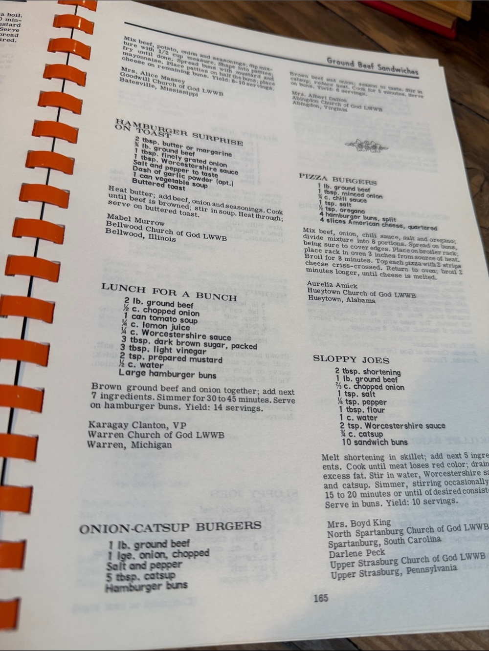 Meats: Favorite Recipes from Church Ladies - Alabama - spriral vintage cookbook - Picture 4 of 4